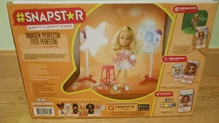 Muñeca SnapStar Aspen + Set Photo Studio