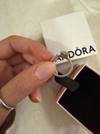 Anello Pandora Argento con Zirconi