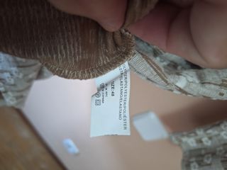 Vestido estampado floral manga larga