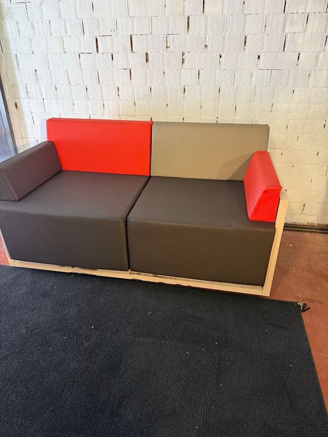 Sofá de cuero Foot Locker