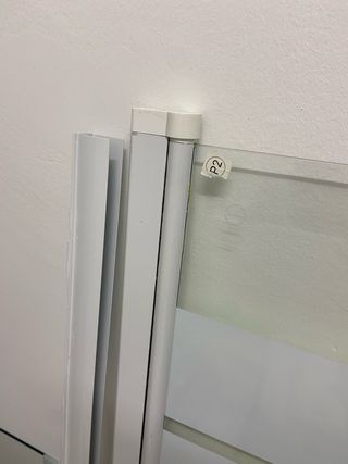 Mampara de ducha cristal con diseño