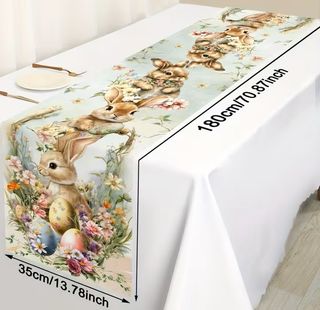 Runner da Tavola Pasqua Happy Easter centrotavola