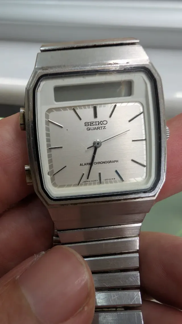 Reloj Seiko H357-500A Alarma Cronógrafo para pieza