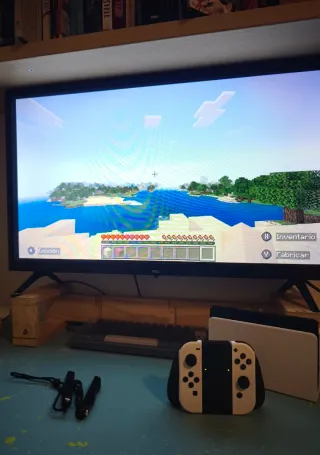 SWITCH OLED CON MINECRAFT E ALTRO