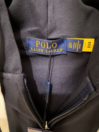 Felpa con cappuccio Polo Ralph Lauren blu XL