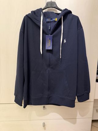 Felpa con cappuccio Polo Ralph Lauren blu XL