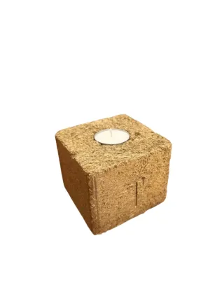 Portacandele in legno per Natale