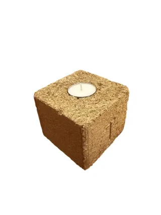 Portacandele in legno per Natale