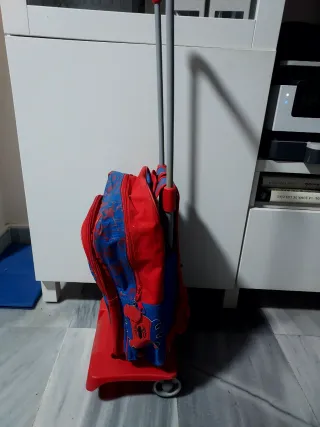 Mochila con ruedas Spiderman Marvel,con tirador ex