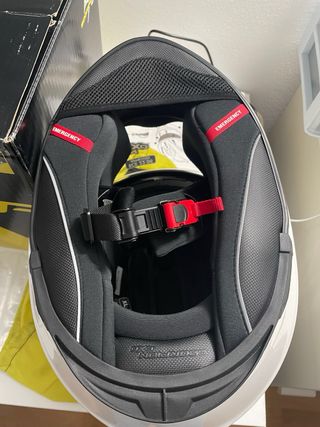 Casco Scorpion Exo-491 Blanco Moto NUEVO