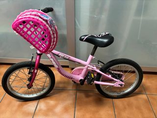 Bici Niña 16 Brose Rosa Cesta