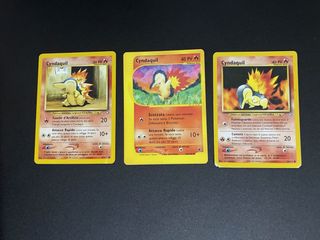 Pokemon starter Chikorita, Totodile, Cyndaquil