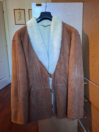 Cappotto Montone Vintage Uomo Shearling