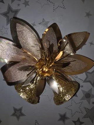 Lote 12 Bolas Navideñas Champán