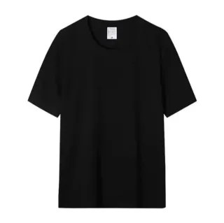 T-shirt nera oversize taglia M