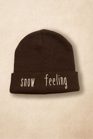 Gorro negro de lana de Zara