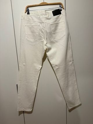 Vaqueros Massimo Dutti blancos Talla 40