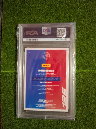 Lionel Messi Topps FCB Team Set PSA 10