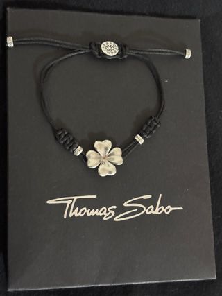 Pulsera Thomas Sabo trébol suerte plata