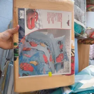 Completo Lenzuola Flanella Mickey Star