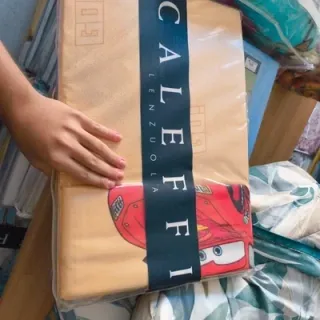 Completo Lenzuola Flanella Mickey Star