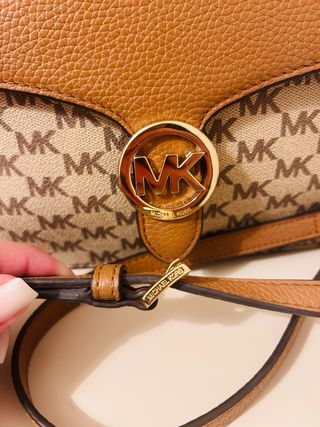 Bolso Michael Kors Original Marrón y Beige