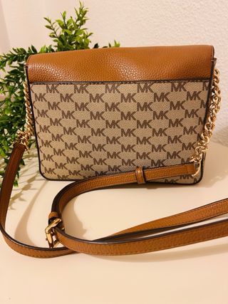 Bolso Michael Kors Original Marrón y Beige
