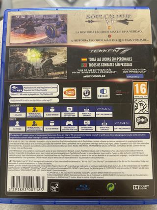 2 Juegos PS4: Soulcalibur VI y Tekken 7