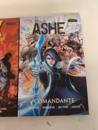 Comic Legue Of Legends. LUX ASHE