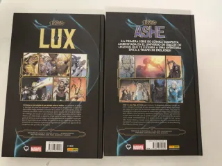 Comic Legue Of Legends. LUX ASHE