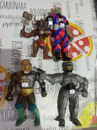 Muñecos de acción vintage años 80