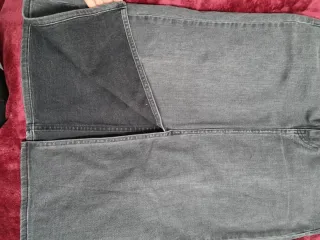 Falda midi jeans Uniqlo azul