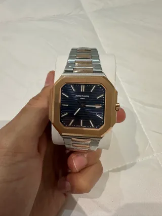 Reloj Patek  Azul y Dorado