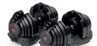 Manubri Bowflex regolabili