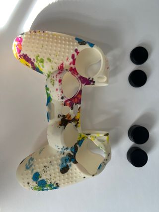 Funda Mando PS4 + 2 Pares Fundas Joystick