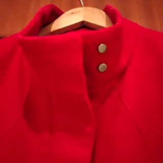 Chaquetón Mango Rojo