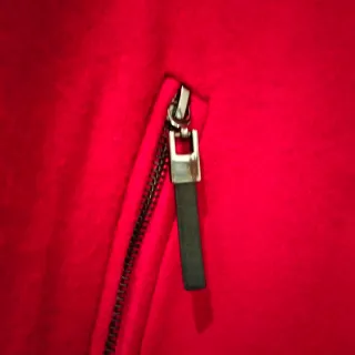 Chaquetón Mango Rojo