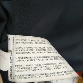 Chaquetón Mango Rojo