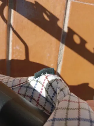 Camicia uomo a quadri beige