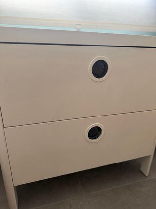 Cómoda y armario blanco en perfecto estado.