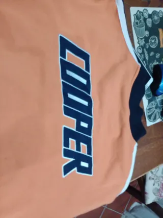 Felpa vintage Cooper arancione