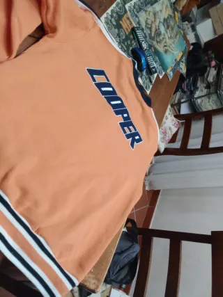 Felpa vintage Cooper arancione