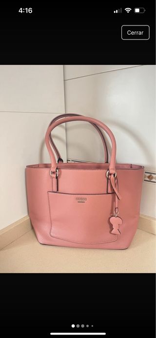 Bolso tote Guess rosa
