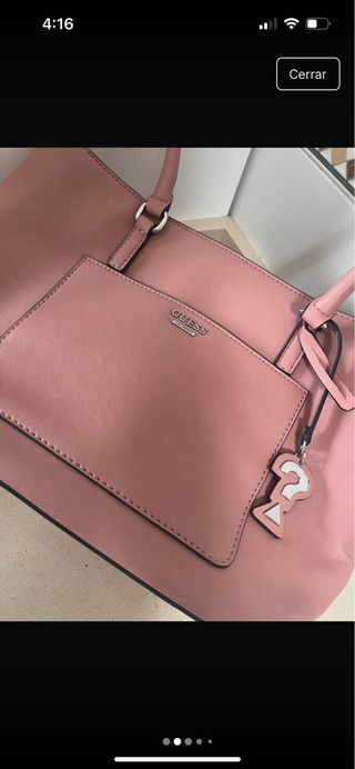 Bolso tote Guess rosa