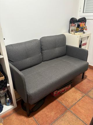 Sofá de 2 plazas gris