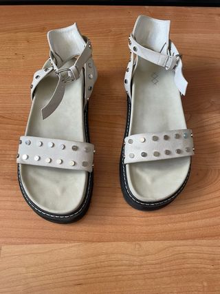 Sandalias Mim Talla 38 Beige