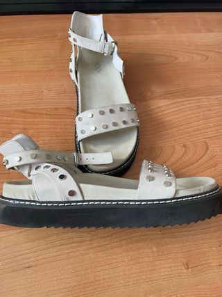 Sandalias Mim Talla 38 Beige