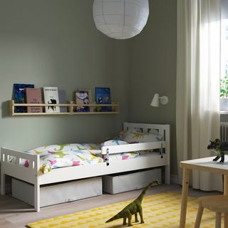 Cama infantil IKEA Kritter blanca
