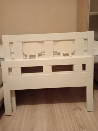 Cama infantil IKEA Kritter blanca