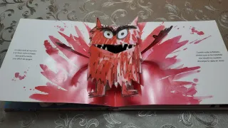 El Monstruo de Colores, un libro pop-up